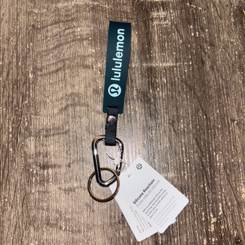Lululemon Silicone Keychain